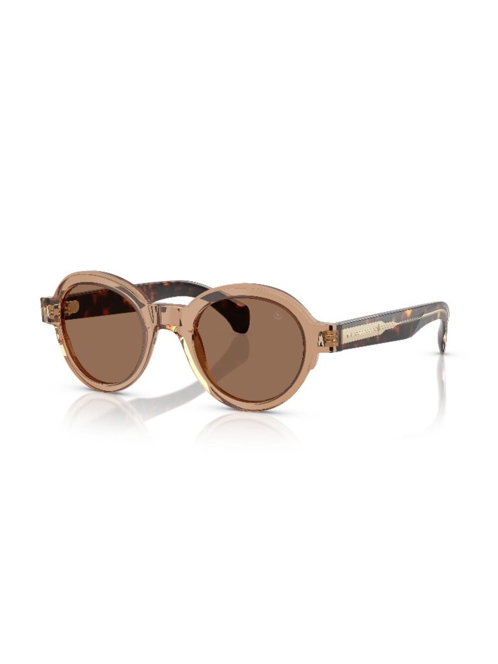 New Moncler Unisex Sunglasses Brown Lens Acetate Frame ME6003 RONDOSA 303773 47
